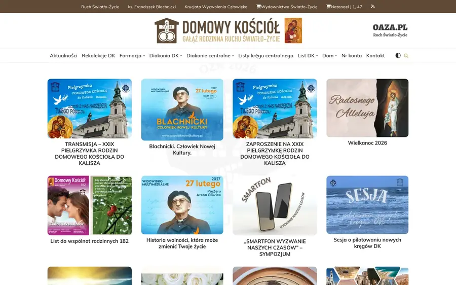 Screenshot of Domowy Kościół