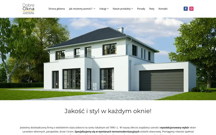 Screenshot of Dobre Okna