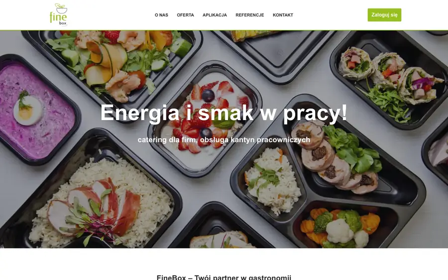 Screenshot von Finebox