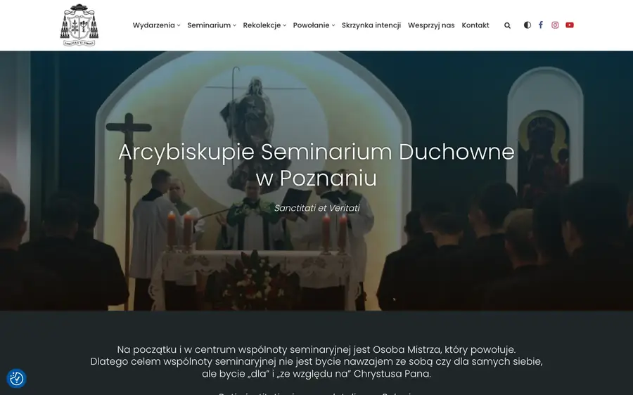 Screenshot of Arcybiskupie Seminarium Duchowne w Poznaniu