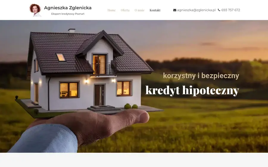 Screenshot of Agnieszka Zglenicka